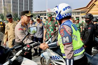 Kapolresta Pekanbaru Pimpin Apel Sarpras Pemilu 2024 